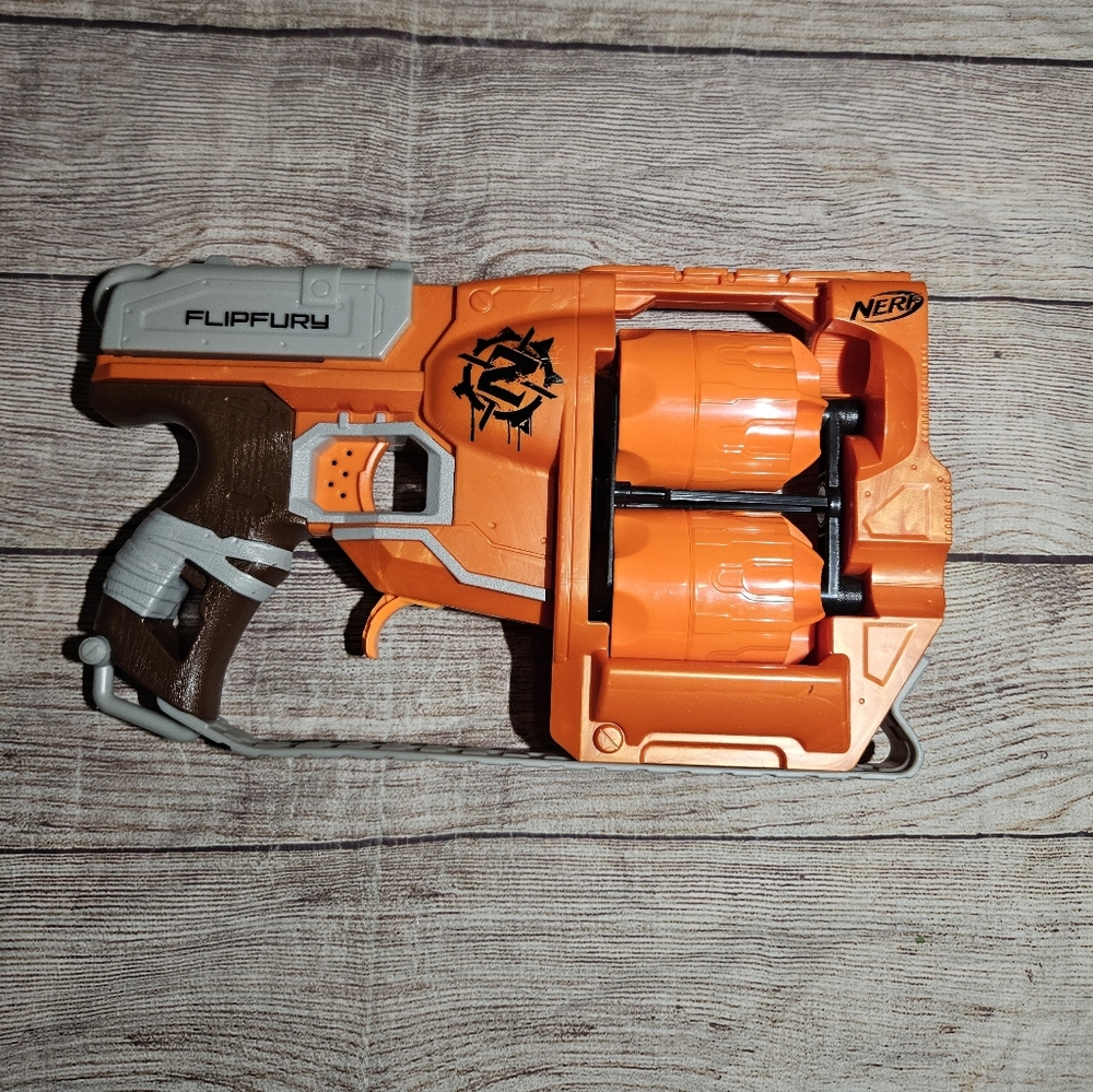 Nerf flipfury blaster toy gun